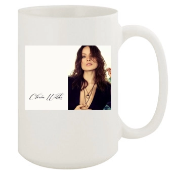 Olivia Wilde 15oz White Mug