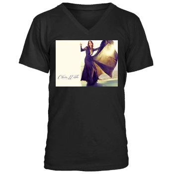 Olivia Wilde Men's V-Neck T-Shirt