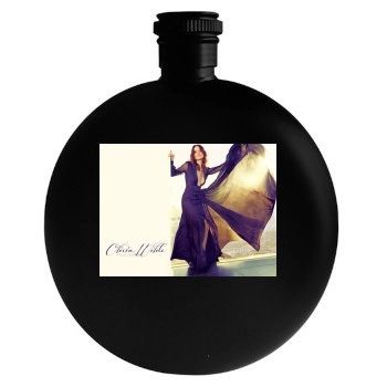 Olivia Wilde Round Flask