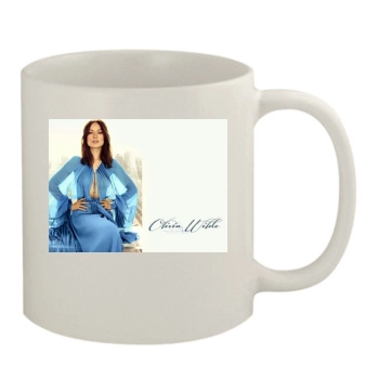 Olivia Wilde 11oz White Mug