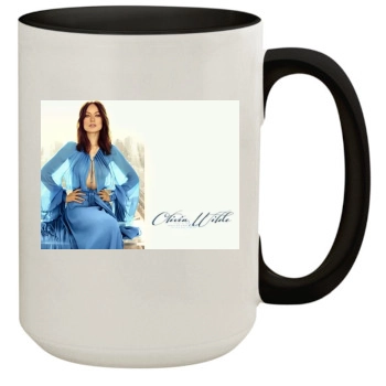 Olivia Wilde 15oz Colored Inner & Handle Mug