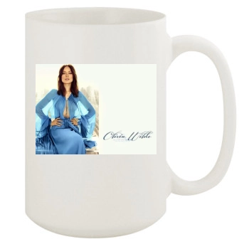 Olivia Wilde 15oz White Mug