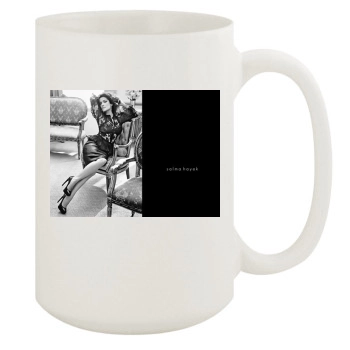 Salma Hayek 15oz White Mug