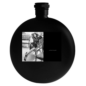 Salma Hayek Round Flask