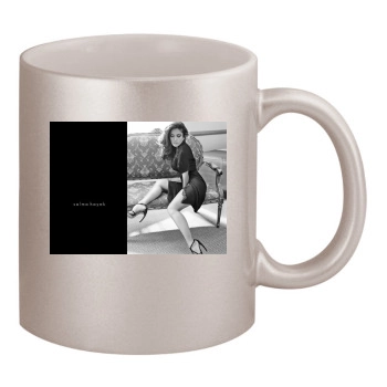 Salma Hayek 11oz Metallic Silver Mug