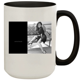 Salma Hayek 15oz Colored Inner & Handle Mug