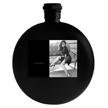 Salma Hayek Round Flask