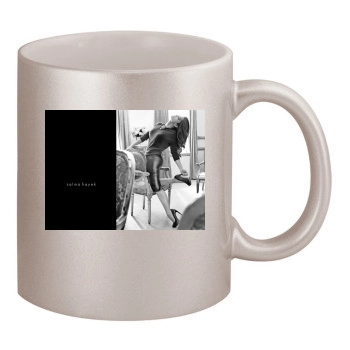 Salma Hayek 11oz Metallic Silver Mug