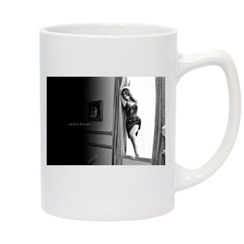 Salma Hayek 14oz White Statesman Mug