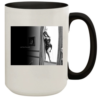 Salma Hayek 15oz Colored Inner & Handle Mug