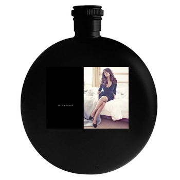 Salma Hayek Round Flask