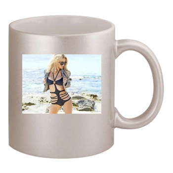 Sarah Harding 11oz Metallic Silver Mug