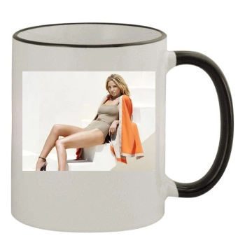 Sarah Harding 11oz Colored Rim & Handle Mug