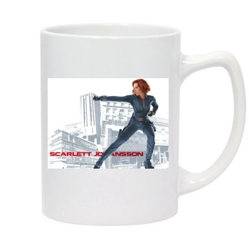 Scarlett Johansson 14oz White Statesman Mug