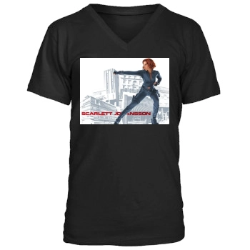 Scarlett Johansson Men's V-Neck T-Shirt