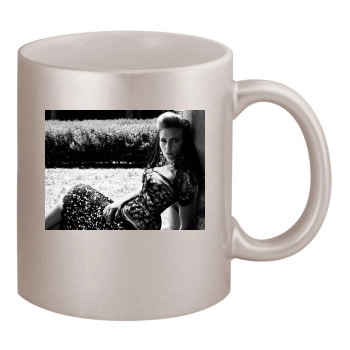 Scarlett Johansson 11oz Metallic Silver Mug