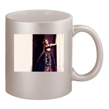 Scarlett Johansson 11oz Metallic Silver Mug