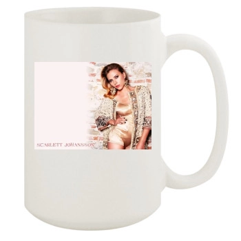 Scarlett Johansson 15oz White Mug