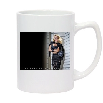 Scarlett Johansson 14oz White Statesman Mug