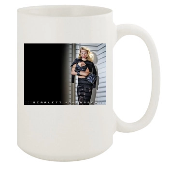 Scarlett Johansson 15oz White Mug