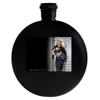 Scarlett Johansson Round Flask