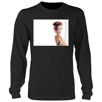 Scarlett Johansson Men's Heavy Long Sleeve TShirt