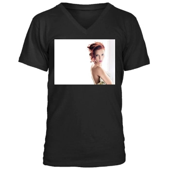 Scarlett Johansson Men's V-Neck T-Shirt