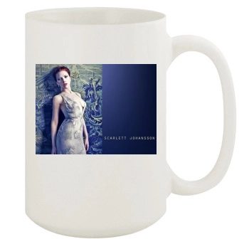 Scarlett Johansson 15oz White Mug