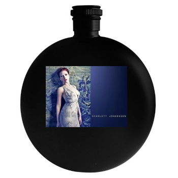 Scarlett Johansson Round Flask