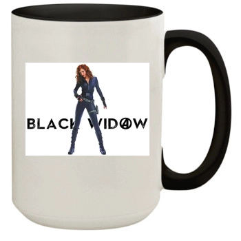 Scarlett Johansson 15oz Colored Inner & Handle Mug