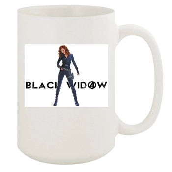 Scarlett Johansson 15oz White Mug