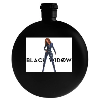 Scarlett Johansson Round Flask