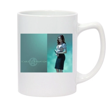 Scarlett Johansson 14oz White Statesman Mug