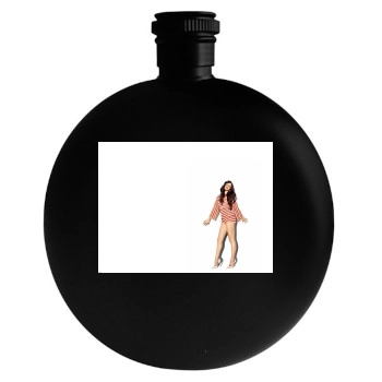 Selena Gomez Round Flask