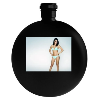 Selena Gomez Round Flask