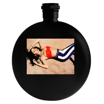 Selena Gomez Round Flask