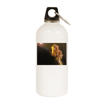 Shakira White Water Bottle With Carabiner