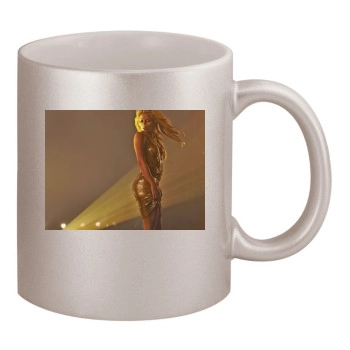 Shakira 11oz Metallic Silver Mug