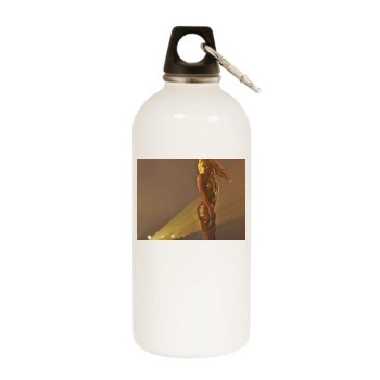 Shakira White Water Bottle With Carabiner