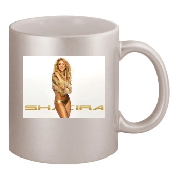 Shakira 11oz Metallic Silver Mug