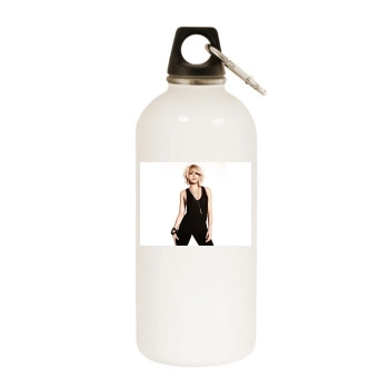 Shakira White Water Bottle With Carabiner