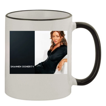 Shannen Doherty 11oz Colored Rim & Handle Mug