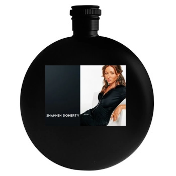 Shannen Doherty Round Flask