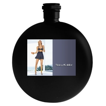 Stacy Keibler Round Flask