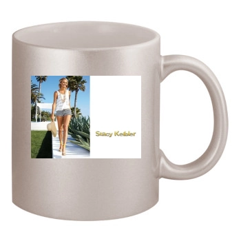 Stacy Keibler 11oz Metallic Silver Mug