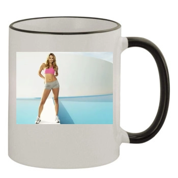 Stacy Keibler 11oz Colored Rim & Handle Mug