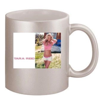 Tara Reid 11oz Metallic Silver Mug