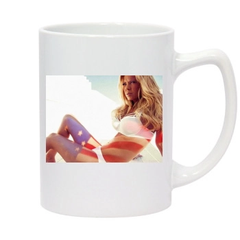 Tara Reid 14oz White Statesman Mug