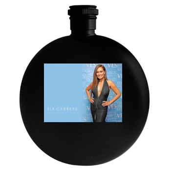 Tia Carrere Round Flask