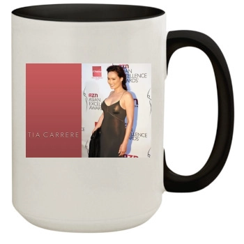 Tia Carrere 15oz Colored Inner & Handle Mug